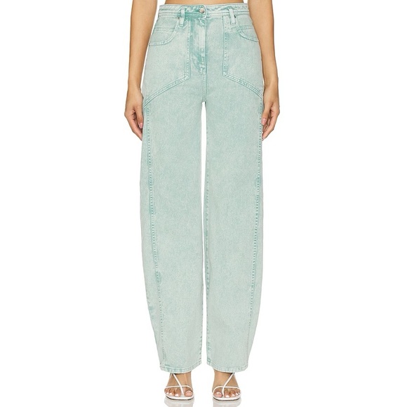 IRO Raul Wide Leg in Snow Green - Picture 1 of 16